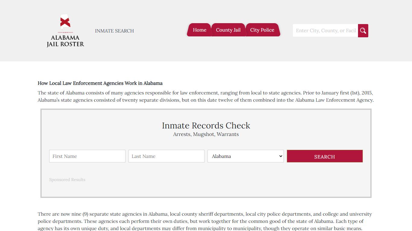 Monroe County | Alabama Jail Inmate Search